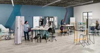Osigurajte privatnost ili dijelite ideje s kolegama pomoću Steelcase Flex kolekcije